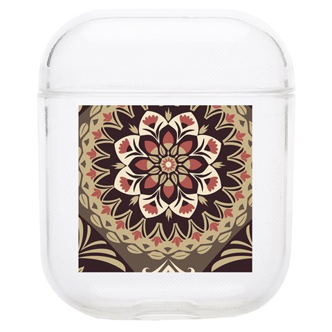 Seamless Pattern Floral Flower Soft TPU AirPods 1/2 Case from ArtsNow.com Front