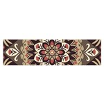 Seamless Pattern Floral Flower Oblong Satin Scarf (16  x 60 )