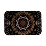 Seamless Pattern Floral Flower Open Lid Metal Box (Silver)  