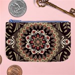 Seamless Pattern Floral Flower Large Coin Purse