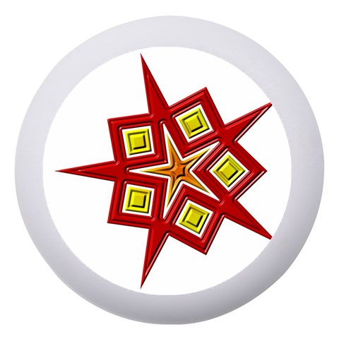 Pattern Tile Decorative Design Star Dento Box with Mirror from ArtsNow.com Front