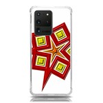 Pattern Tile Decorative Design Star Samsung Galaxy S20 Ultra 6.9 Inch TPU UV Case