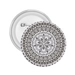 Vector Mandala Drawing Decoration 2.25  Buttons
