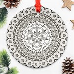 Vector Mandala Drawing Decoration Ornament (Round)