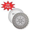 Vector Mandala Drawing Decoration 1.75  Buttons (100 pack) 