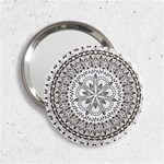 Vector Mandala Drawing Decoration 2.25  Handbag Mirrors