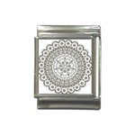 Vector Mandala Drawing Decoration Italian Charm (13mm)
