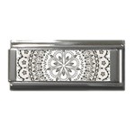 Vector Mandala Drawing Decoration Superlink Italian Charm (9mm)