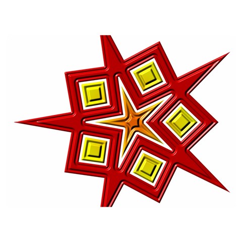 Pattern Tile Decorative Design Star Premium Plush Fleece Blanket (Extra Small) from ArtsNow.com 40 x30  Blanket Front