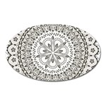 Vector Mandala Drawing Decoration Oval Magnet