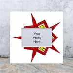 Pattern Tile Decorative Design Star White Box Photo Frame 4  x 6 