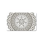 Vector Mandala Drawing Decoration Magnet (Name Card)