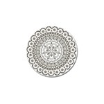 Vector Mandala Drawing Decoration Golf Ball Marker