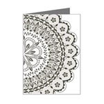 Vector Mandala Drawing Decoration Mini Greeting Card