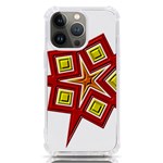 Pattern Tile Decorative Design Star iPhone 13 Pro TPU UV Print Case