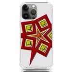 Pattern Tile Decorative Design Star iPhone 13 Pro Max TPU UV Print Case