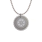 Vector Mandala Drawing Decoration 1  Button Necklace