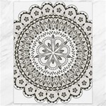 Vector Mandala Drawing Decoration Canvas 18  x 24 