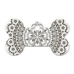 Vector Mandala Drawing Decoration Dog Tag Bone (One Side)