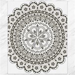Vector Mandala Drawing Decoration Canvas 11  x 14 