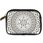 Vector Mandala Drawing Decoration Digital Camera Leather Case