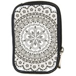 Vector Mandala Drawing Decoration Compact Camera Leather Case