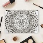 Vector Mandala Drawing Decoration Cosmetic Bag (Large)
