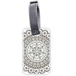Vector Mandala Drawing Decoration Luggage Tag (two sides)
