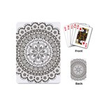 Vector Mandala Drawing Decoration Playing Cards Single Design (Mini)