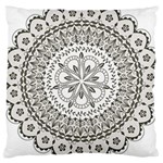 Vector Mandala Drawing Decoration Large Cushion Case (Two Sides)