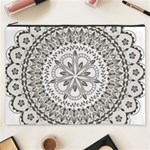 Vector Mandala Drawing Decoration Cosmetic Bag (XXXL)