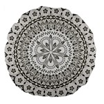 Vector Mandala Drawing Decoration Large 18  Premium Round Cushions