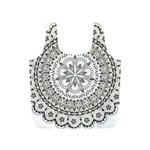 Vector Mandala Drawing Decoration Full Print Recycle Bag (S)