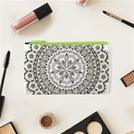 Vector Mandala Drawing Decoration Cosmetic Bag (XS)