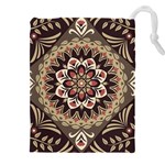 Seamless Pattern Floral Flower Drawstring Pouch (4XL)