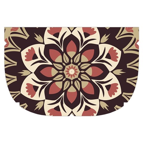 Seamless Pattern Floral Flower Make Up Case (Small) from ArtsNow.com Side Right