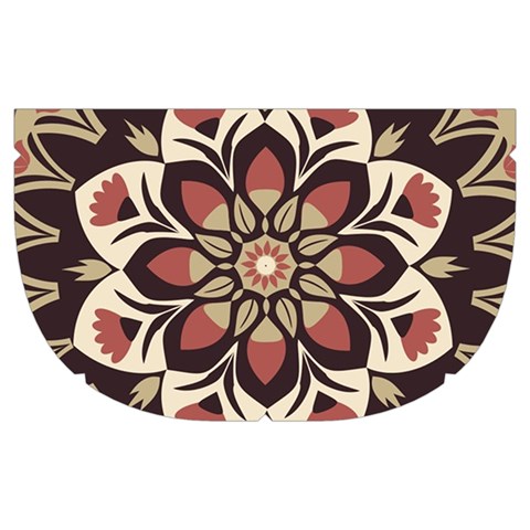 Seamless Pattern Floral Flower Make Up Case (Medium) from ArtsNow.com Side Left