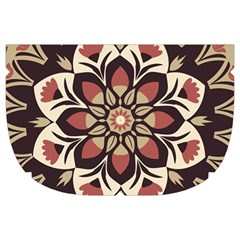 Seamless Pattern Floral Flower Make Up Case (Large) from ArtsNow.com Side Right