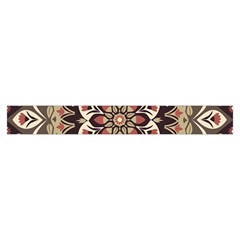 Seamless Pattern Floral Flower Make Up Case (Large) from ArtsNow.com Zipper Front