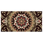Seamless Pattern Floral Flower Banner and Sign 8  x 4 