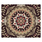 Seamless Pattern Floral Flower Premium Plush Fleece Blanket (Small)