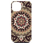 Seamless Pattern Floral Flower iPhone 14 Black UV Print Case