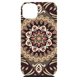 Seamless Pattern Floral Flower iPhone 14 Plus Black UV Print Case