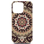 Seamless Pattern Floral Flower iPhone 14 Pro Max Black UV Print Case