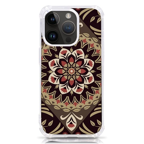 Seamless Pattern Floral Flower iPhone 14 Pro TPU UV Print Case from ArtsNow.com Front