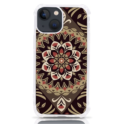 Seamless Pattern Floral Flower iPhone 13 mini TPU UV Print Case from ArtsNow.com Front