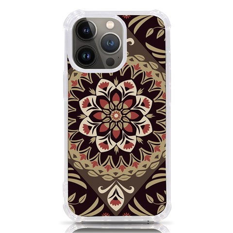 Seamless Pattern Floral Flower iPhone 13 Pro TPU UV Print Case from ArtsNow.com Front