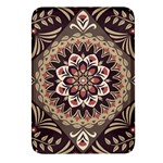 Seamless Pattern Floral Flower Rectangular Glass Fridge Magnet (4 pack)