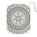 Vector Mandala Drawing Decoration Drawstring Pouch (5XL)