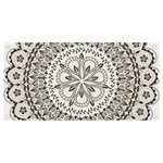 Vector Mandala Drawing Decoration Banner and Sign 4  x 2 